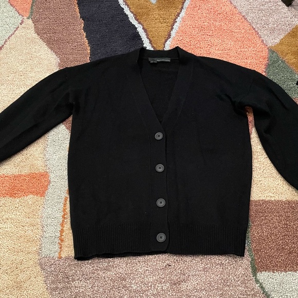 Black Cashmere Cardigan - Picture 1 of 6